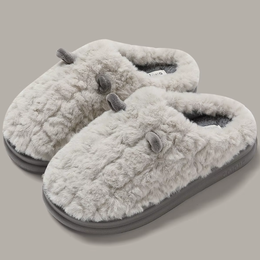 LAINE Warm Furry Slippers