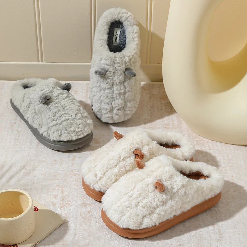 LAINE Warm Furry Slippers