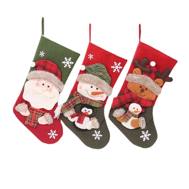 BILLY Christmas Tree Decorative Socks
