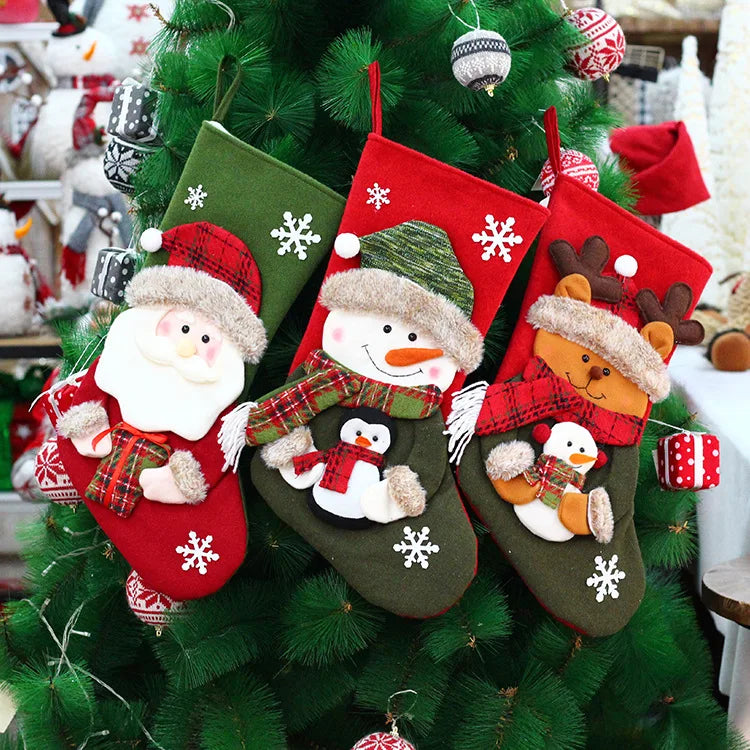 BILLY Christmas Tree Decorative Socks