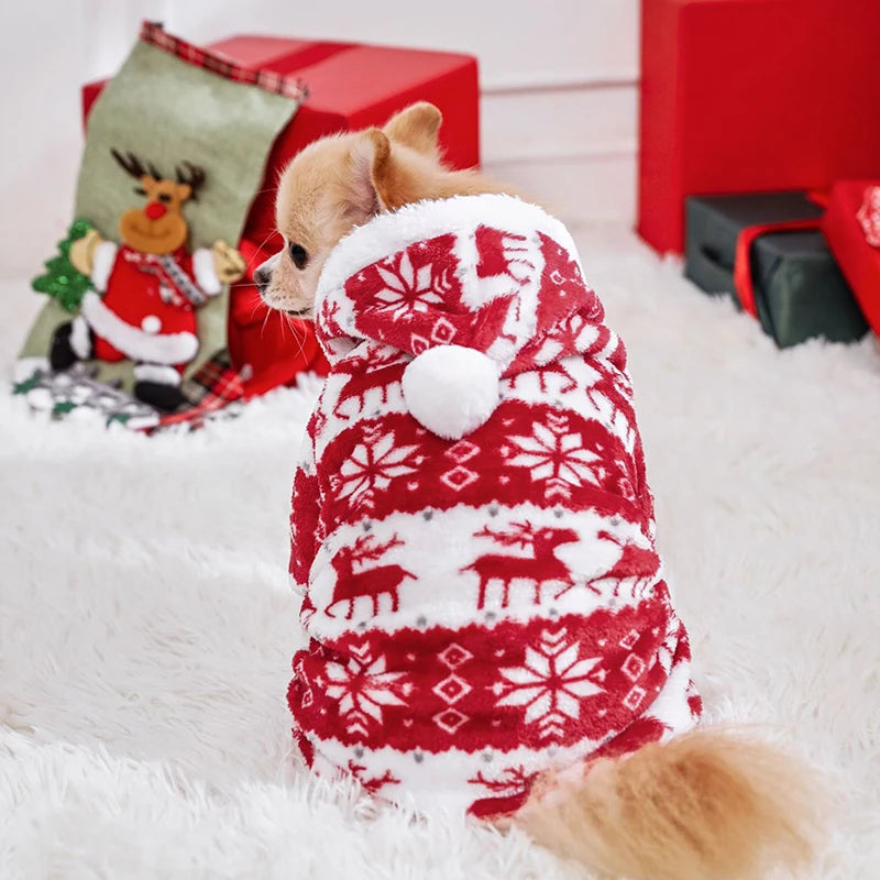 FURRY Christmas Cats & Dogs Jumpsuit